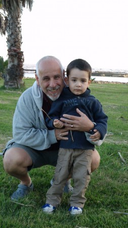 Con mi nieto Valentino